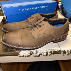 Nunn Bush Centro Flex Cap Toe Oxford Men's Oxford Brown Size 13 M‎ dress shoes